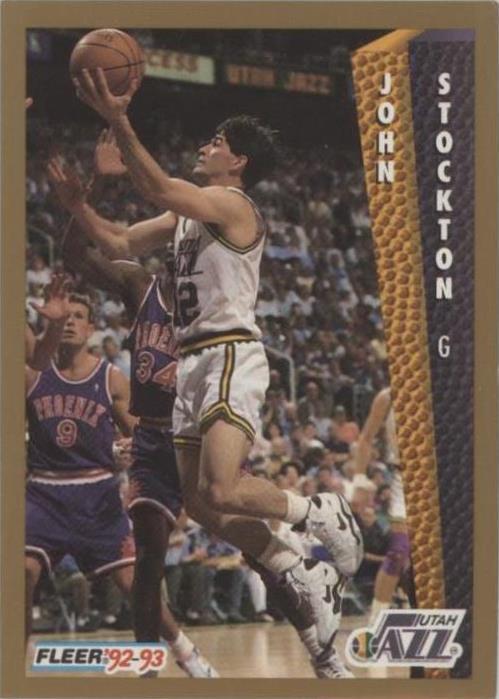 Fleer 1992-93 - John Stockton #227