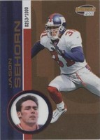 2001 Pacific Invincible Jason Sehorn #161