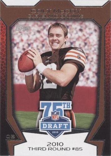 2010 Topps Colt McCoy #75DA-48