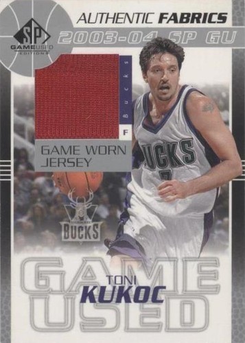 2003-04 SP Game Used - Toni Kukoc #TK-J
