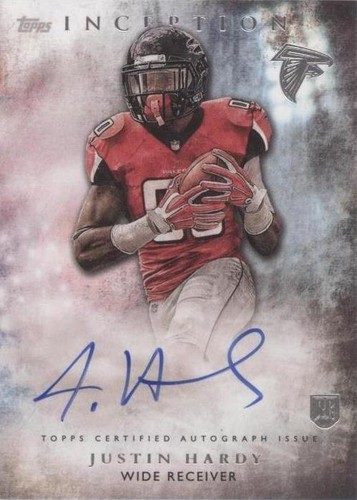 2015 Topps Inception Justin Hardy #RA-29
