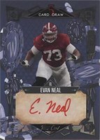 2022 Wild Card 5 Card Draw Evan Neal #5CDM-16