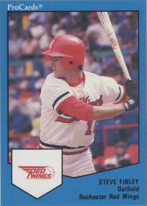 Juegos de equipos de ligas menores ProCards 1989 - Steve Finley #1639