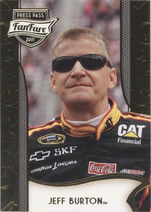 2011 Press Pass Fanfare - Jeff Burton #6