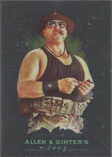 2008 Topps WWE Heritage Chrome - Sgt. Slaughter #9