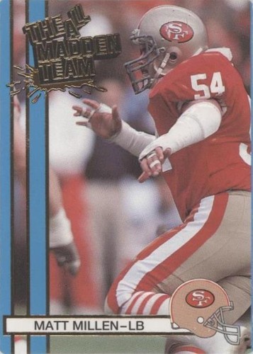 1990 Action Packed The All-Madden Team Matt Millen #18