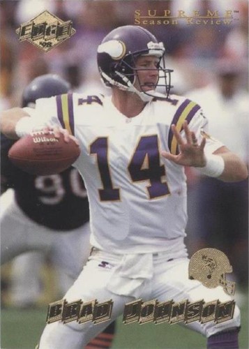 1998 Collector's Edge Supreme Season Review Brad Johnson #97