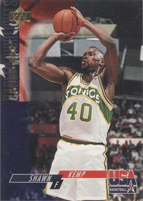 Baloncesto Upper Deck USA 1994 - Shawn Kemp #28