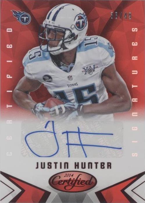 2014 Panini Certified Justin Hunter #S-JH