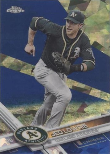 2017 Topps Chrome Sapphire Edition - Jed Lowrie #578
