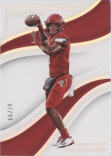 2023 Panini Immaculate Collection Collegiate Lamar Jackson #33