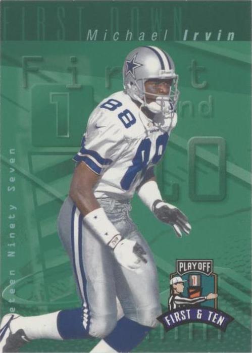 Playoff First & Ten 1997 Michael Irvin #88