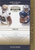 2005 Donruss Gridiron Gear Julius Jones #PP 14