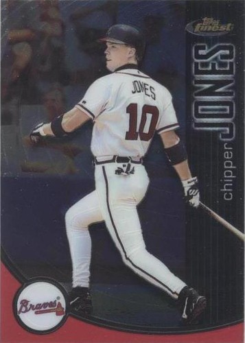 2001 Topps Finest - Chipper Jones #72