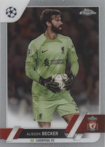 2022-23 Topps Chrome UEFA Club Competitions Alisson Becker #74