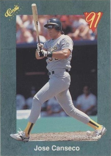 1991 Classic Update Green Travel Edition - Jose Canseco #T6
