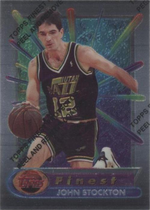 Topps Finest 1994-95 - John Stockton #150