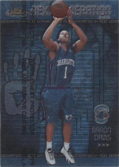 1999-00 Topps Finest - Baron Davis #NG15