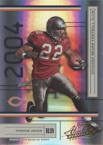 2004 Playoff Absolute Memorabilia Thomas Jones #138