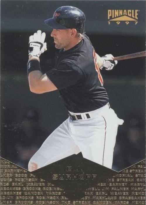 Pinnacle 1997 - B.J. Surhoff #142