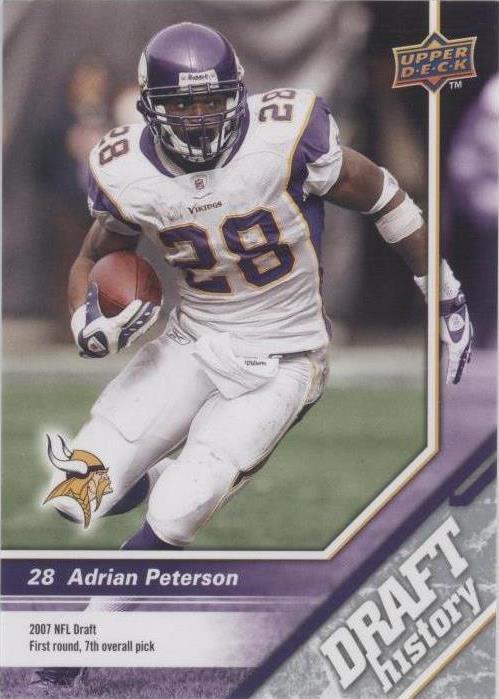 2009 Upper Deck Draft Edition Adrian Peterson #172