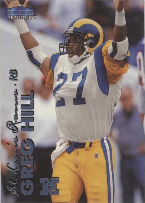 1999 Fleer Tradition Greg Hill #179
