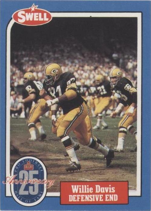 1988 Swell Football Greats Зал славы Вилли Дэвис No28