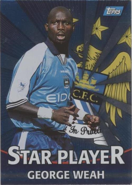 2000-01 Topps Premier Gold 2001 George Weah #T13