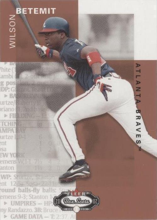2002 Fleer Box Score - Wilson Betemit #181