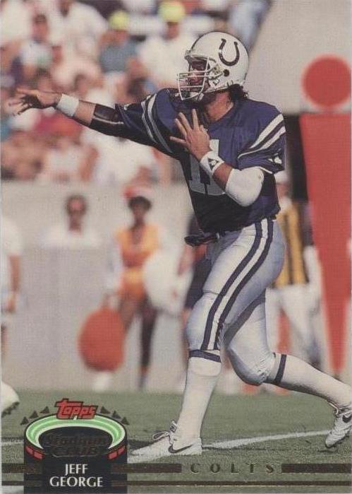 1992 Topps Stadium Club Jeff George #691