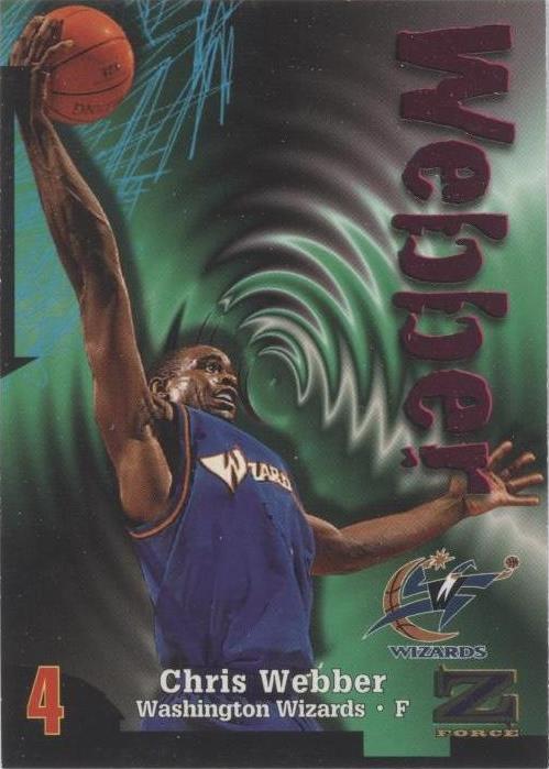 Skybox Z-Force 1997-98 - Chris Webber #135