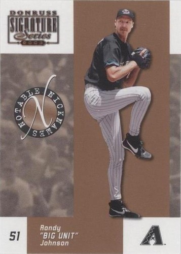 2003 Donruss Signature Series - Randy Johnson #NN-10