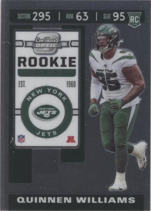 2019 Panini Contenders Optic Quinnen Williams #91