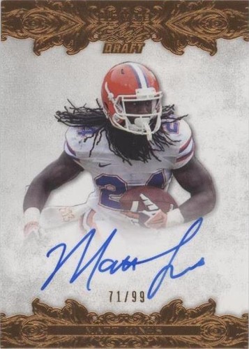 2015 Leaf Ultimate Draft Matt Jones #BA-MJ1