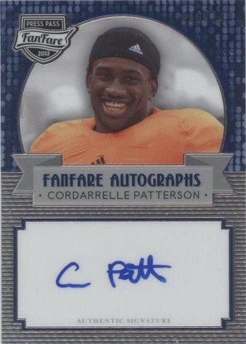 2013 Press Pass Fanfare Cordarrelle Patterson #FF-CP