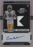 2022 Panini Contenders Optic Christian Watson #RPA-CW