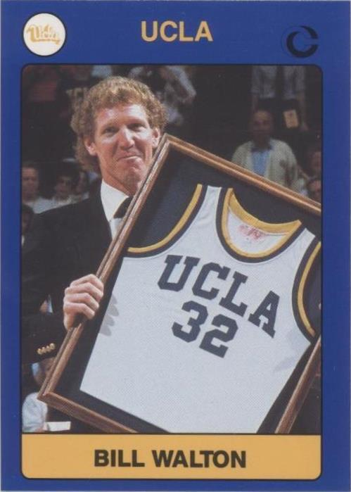 Juego de 150 cartas de ex alumnos de UCLA Bruins 1990-91 Collegiate Collection - Bill Walton #62