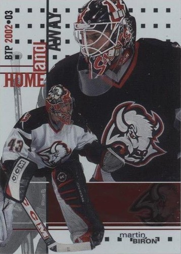 2002-03 In the Game Be A Player Between the Pipes - Martin Biron #124