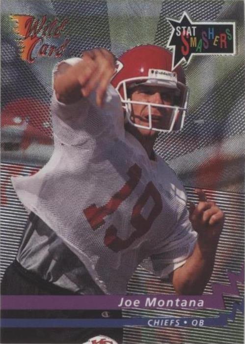 1993 Wild Card Joe Montana #WSS-62