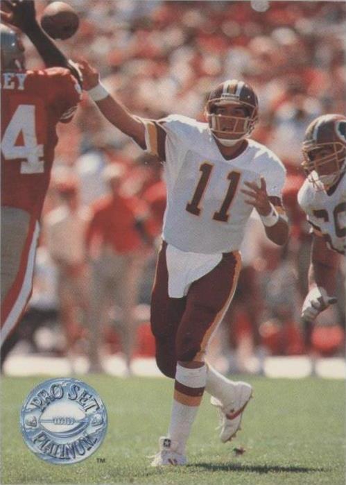 Pro Set Platinum Mark Rypien 1991 #126