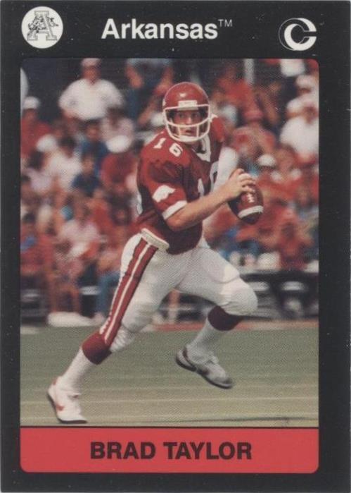 1991 Collegiate Collection Brad Taylor #81