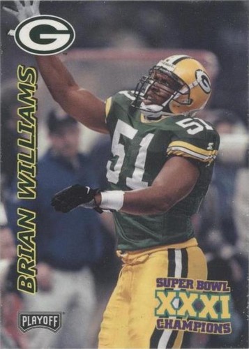 1997 Playoff Green Bay Packers Super Sunday Brian Williams #16