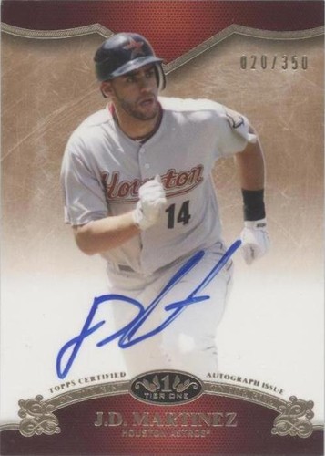 2012 Topps Tier One - J.D. Martinez #OR-JDM