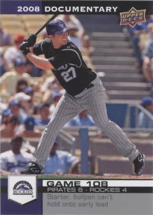 2008 Upper Deck Documentary - Garrett Atkins #3209