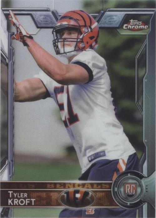 2015 Topps Chrome Tyler Kroft #190