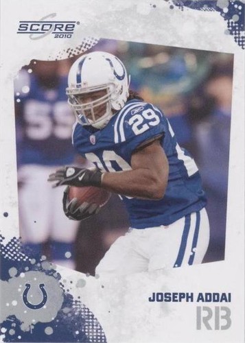 2010 Score Joseph Addai #127