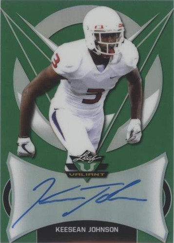 2019 Leaf Valiant Keesean Johnson #BA-KSJ