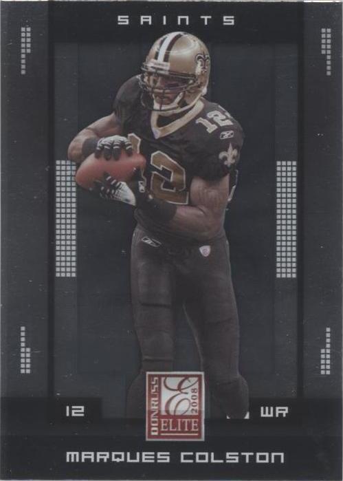 2008 Donruss Elite Marques Colston #63