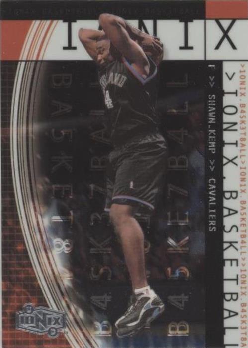 1999-00 Upper Deck Ionix - Shawn Kemp #9