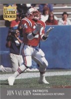 1991 Fleer Ultra Update Jon Vaughn #U-57